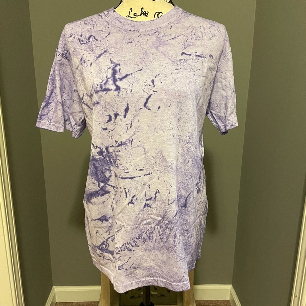 Soft Color Blast Tee- Amethyst